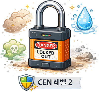 분진/가스/다습 환경용 패드락 제품
