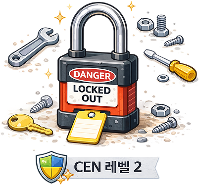 일반 유지보수 환경용 패드락 제품